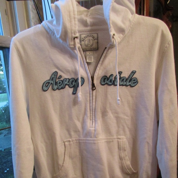 Aeropostale Tops - Aeropostale LS Hooded Zip Up Sweat Shirt Jacket